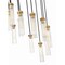 Z-Lite Beau Chandelier, 11-Light, 24 In.W x 12.75 In.H, Rubbed Brass/Clear 740P-11R-RB - alternate 3